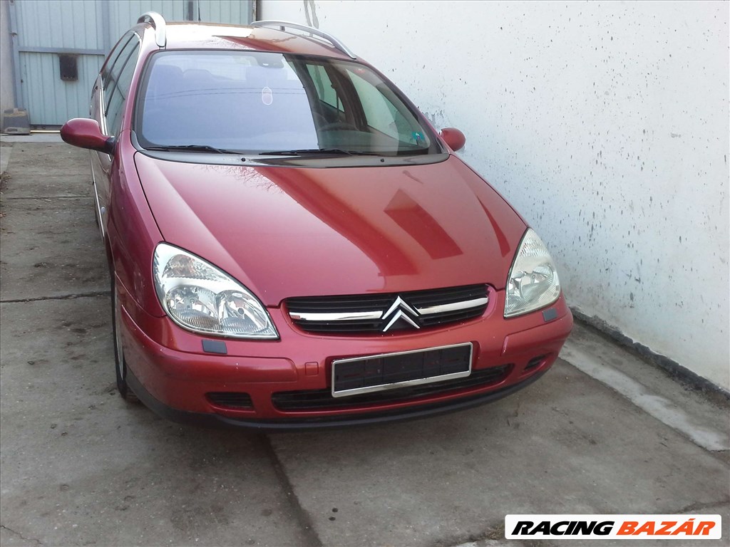 Citroen C5 facelift motorháztető c5 2 lökhárító c5 II sárvédő c5 II fényszórók c5 zárhíd c5 II eleje 8. kép