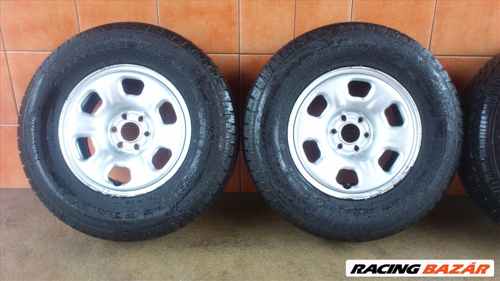 NISSAN 16" D-40 LEMEZFELNI 6X114,3 TÉLI 245/70R16 GUMIVAL OLCSÓN!!! 2. kép