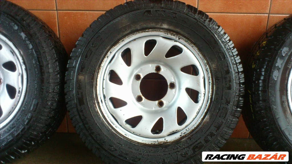 SUZUKI VITARA 15" LEMEZFELNI 5x139,7 TÉLI 205/70R15 GUMIVAL OLCSÓN! 4. kép