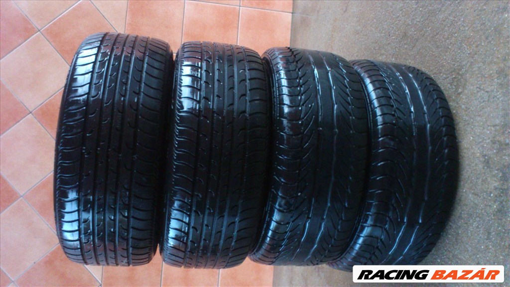 MAZDA 15" ALUFELNI 4X100 NYÁRI 195/45R15 GUMIVAL OLCSÓN!!!! 5. kép