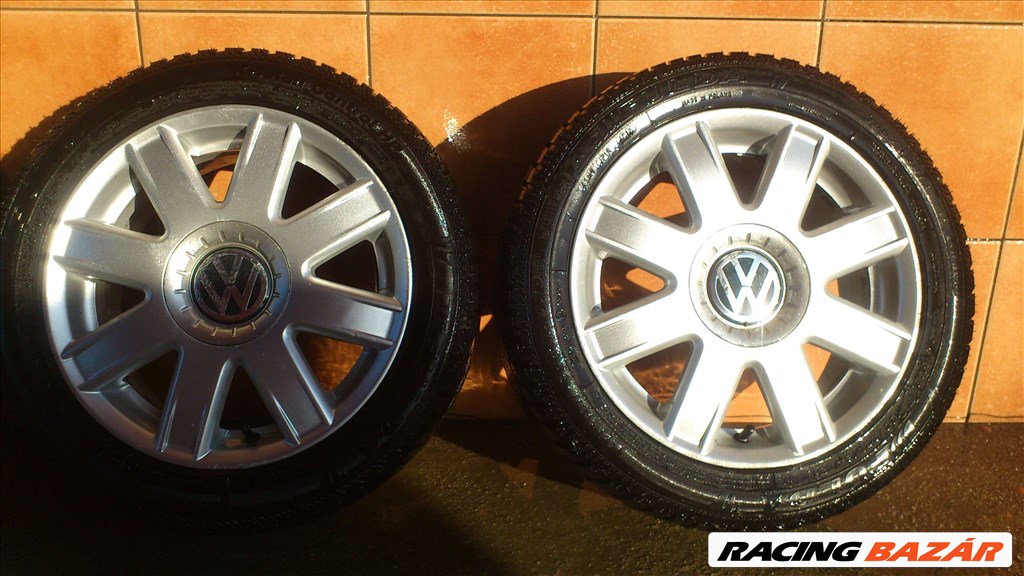 VW 15" ALUFELNI 4X100 TÉLI 195/50R15 GUMIVAL OLCSÓN!!!! 3. kép