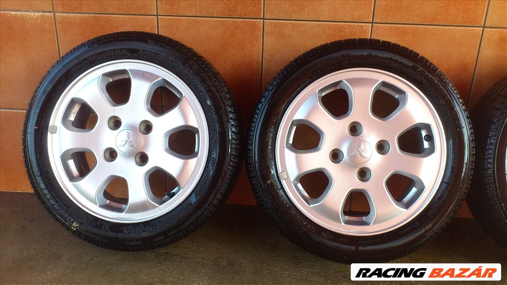 MITSUBISHI 15" ALUFELNI 4x114,3 NYÁRI 195/50R15 GUMIVAL OLCSÓN!!! 2. kép