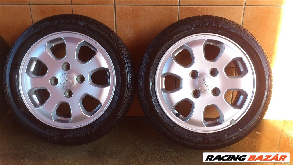 MITSUBISHI 15" ALUFELNI 4x114,3 NYÁRI 195/50R15 GUMIVAL OLCSÓN!!! 3. kép