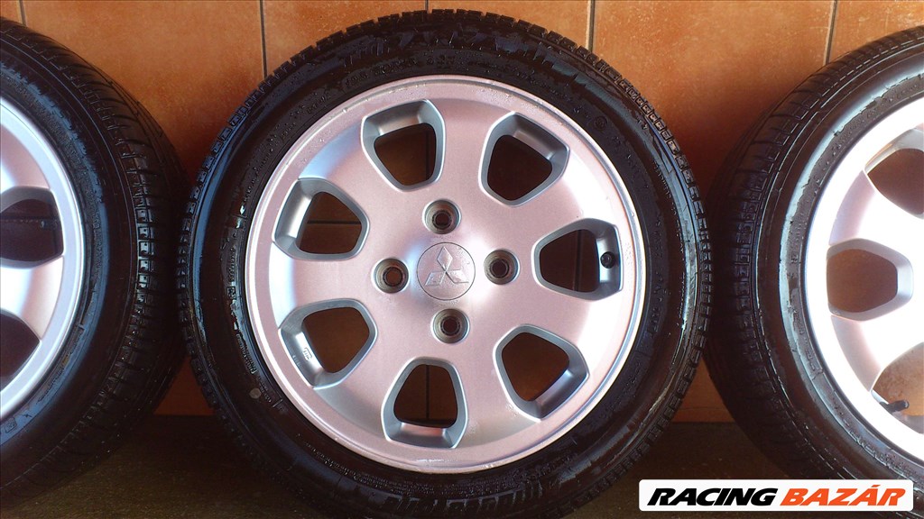 MITSUBISHI 15" ALUFELNI 4x114,3 NYÁRI 195/50R15 GUMIVAL OLCSÓN!!! 4. kép