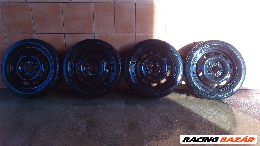 MERCEDES A 15" LEMEZFELNI 5x112 TÉLI 185/55R15 GUMIVAL OLCSÓN!!!!!! 1. kép