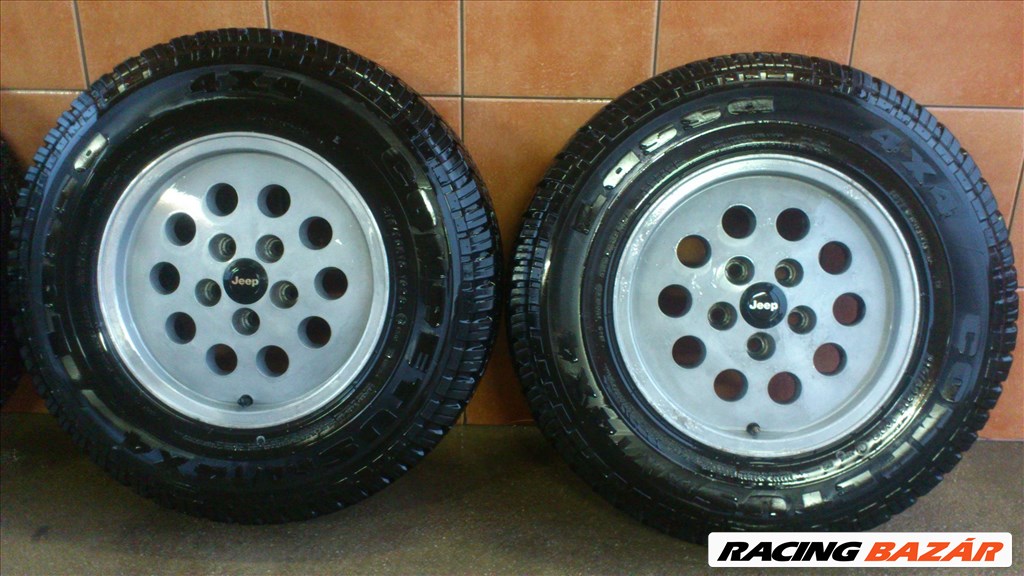  JEEP 15 ALUFELNI 5X114,3 TEREP 215/80R15 GUMIVAL OLCSÒN!!! 3. kép