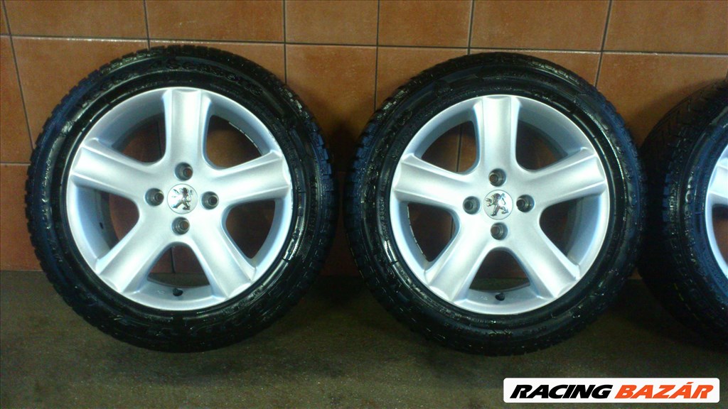 PEUGEOT 16" ALUFELNI 4x108 TÉLI 205/55R16 GUMIVAL OLCSÓN!!! 2. kép