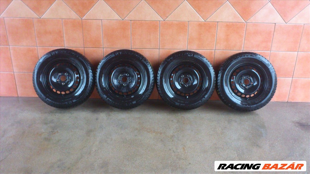 AUDI 15" LEMEZFELNI 5X112 TÉLI 195/65R15 GUMIVAL OLCSÓN!!!! 1. kép