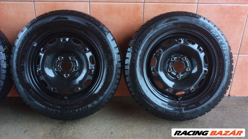 WV POLO  14" LEMEZFELNI 5x100 TÉLI 165/70R14 GUMIKKAL OLCSÓN!!!! 3. kép