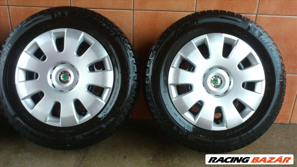 SKODA OCTAVIA 15" LEMEZFELNI 5X112 TÉLI 195/65R15 GUMIVAL OLCSÓN!!!! 3. kép