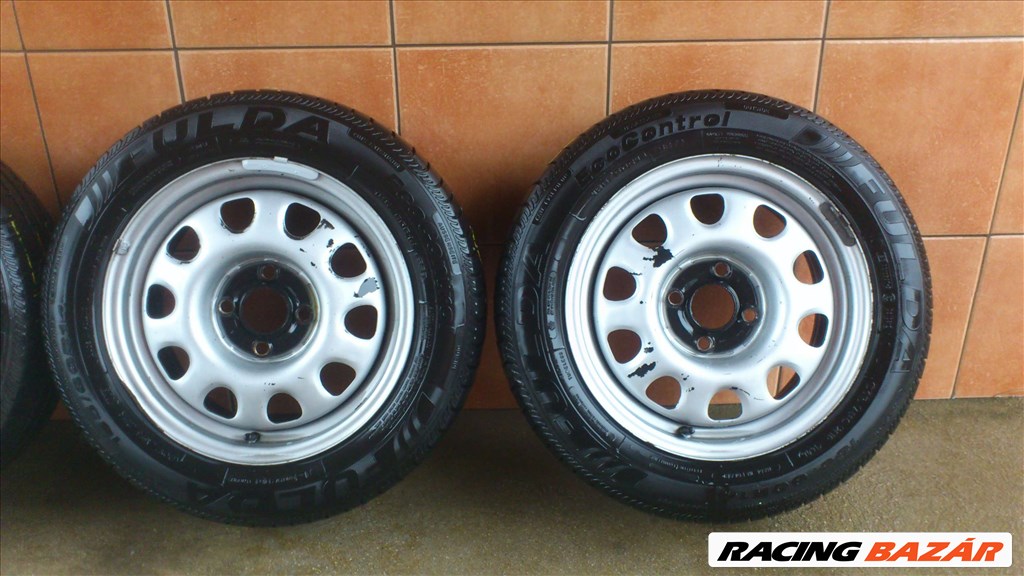 VW 14" LEMEZFELNI 4x100 NYÁRI 185/60R14 GUMIVAL OLCSÓN!! 3. kép