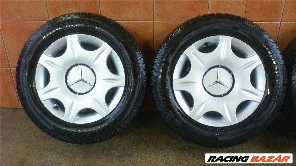 MERCEDES W-140 LEMEZFELNI 5x112 TÉLI 235/60R16 GUMIVAL OLCSÓN!!!! 2. kép