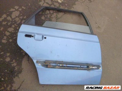 VW PASSAT B3 SEDAN JOBB HÁTSÓ KÉK  AJTÓ ÜVEGGEL EMELŐVEL  ( SZÍNKÓD NINCS )