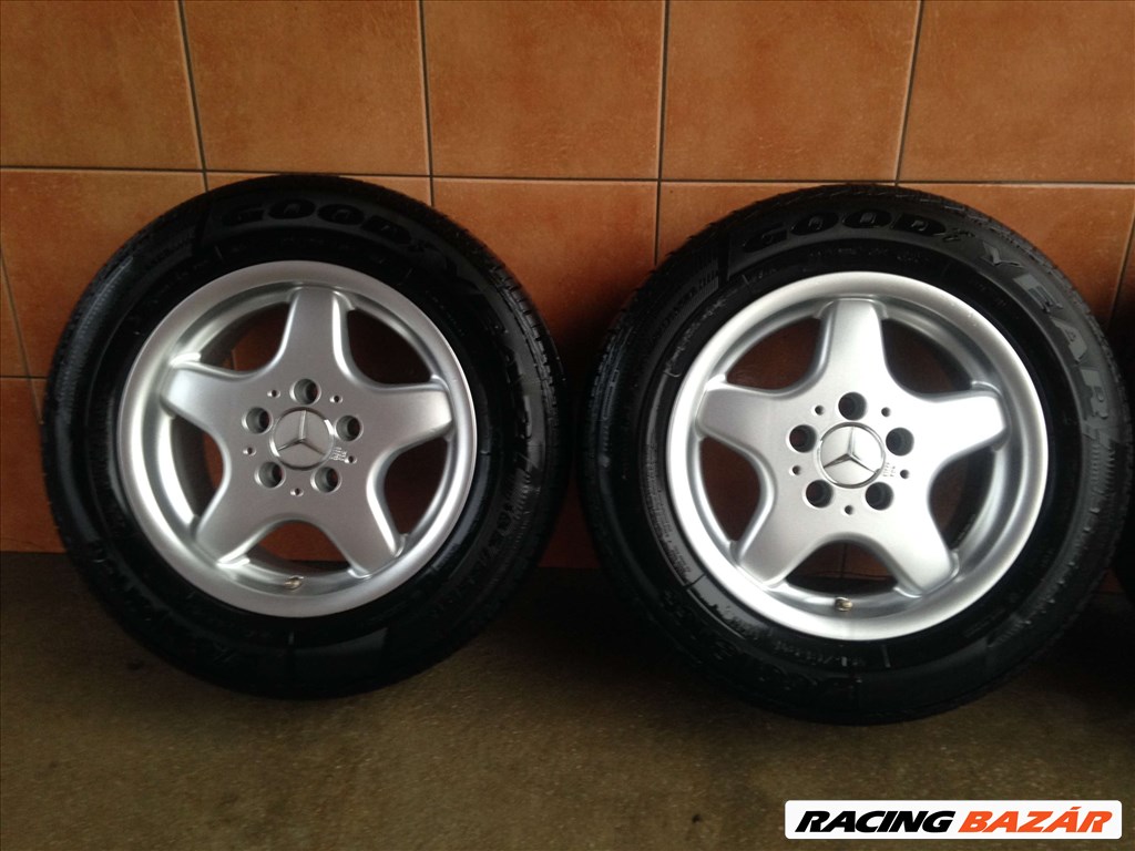 MERCEDES 15" ALUFELNI 5x112 NYÁRI 195/65R15 GUMIKKAL OLCSÓN!!! 2. kép