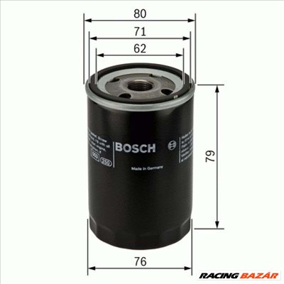 BOSCH 0451103354 Olajszűrő - FIAT, LANCIA, ALFA ROMEO