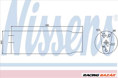 NISSENS 95170 Szárító szűrő - PORSCHE, TOYOTA, PEUGEOT, FIAT, ALFA ROMEO, LANCIA, ROVER