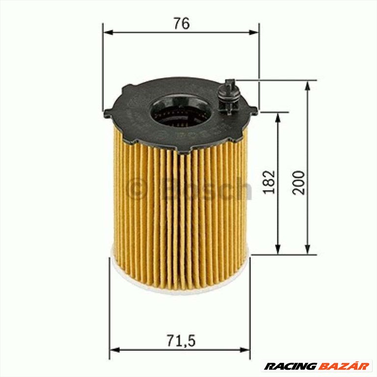 BOSCH F026407066 Olajszűrő - PORSCHE, VOLKSWAGEN, AUDI 1. kép