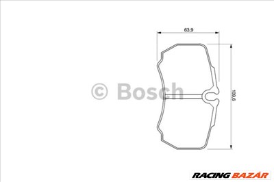 BOSCH 0986424750 Fékbetét - FORD