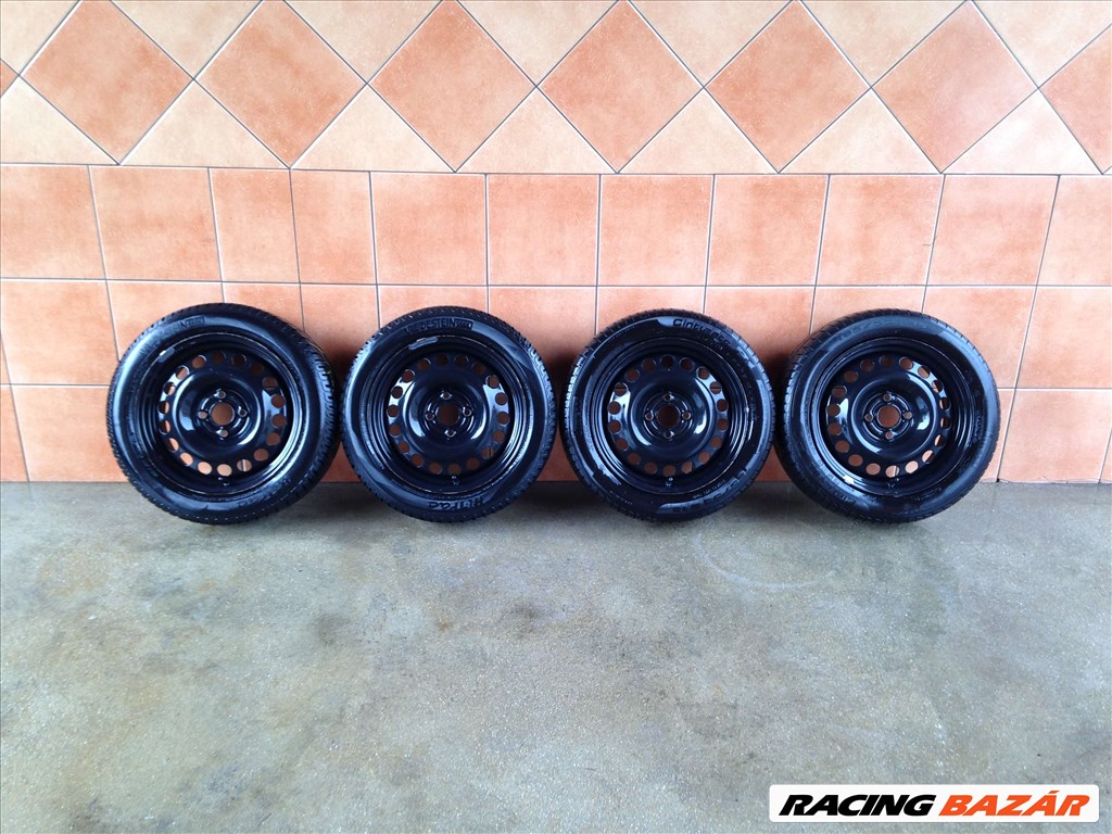 OPEL 15" LEMEZFELNI 4X100 NYÁRI 185/55R15 GUMIVAL OLCSÓN!!!! 1. kép