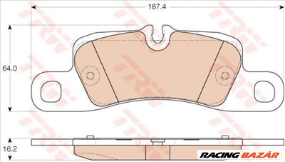 TRW GDB1962 Fékbetét - PORSCHE