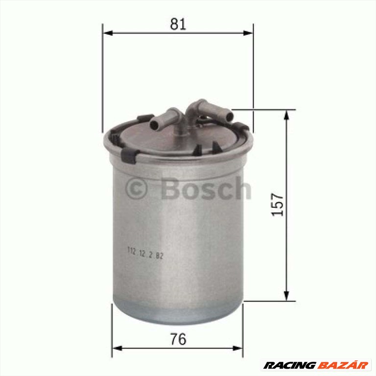 BOSCH F026402086 Üzemanyagszűrő - MITSUBISHI 1. kép