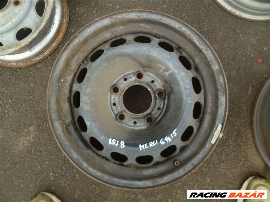  MERCEDES  5x112 lyukosztású 6,5J 15" használt lemezfelni 1. kép