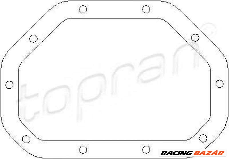 TOPRAN 200512 Differenciálmű tömítés - OPEL, VAUXHALL 1. kép