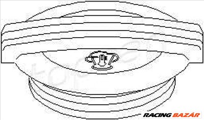 TOPRAN 111023 Hűtő kiegyenlítőtartály sapka - VOLKSWAGEN, SEAT, AUDI, SKODA