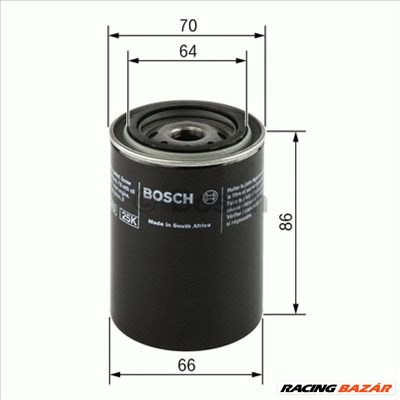BOSCH F026407025 Olajszűrő - MITSUBISHI, HYUNDAI