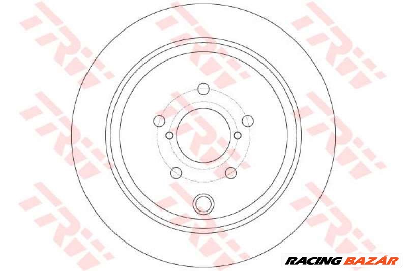 TRW DF6306 Féktárcsa - SUBARU 1. kép