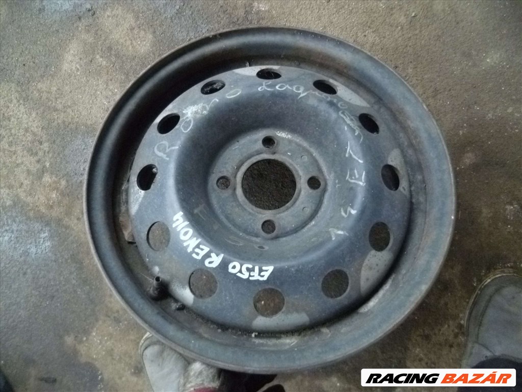   RENAULT   4x100 lyukosztású 14" használt lemezfelni   ET 50    1 DB  1. kép