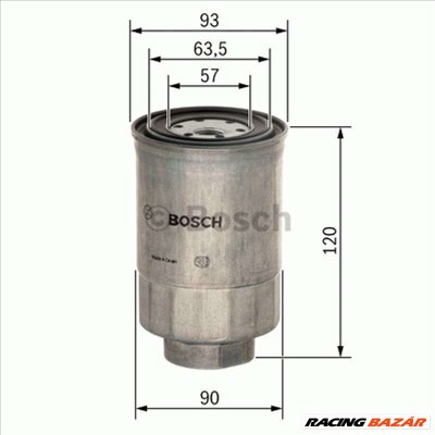 BOSCH F026402063 Üzemanyagszűrő - HONDA