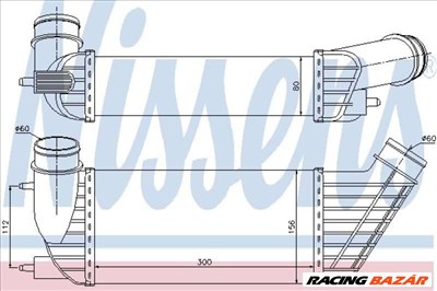 NISSENS 96609 Intercooler - FIAT, CITROEN, PEUGEOT, LANCIA, TOYOTA