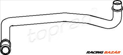 TOPRAN 109614 Kartergázcső - VOLKSWAGEN, SEAT