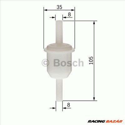 BOSCH 0450904058 Üzemanyagszűrő - BMW, FORD, OPEL, VOLKSWAGEN, RENAULT, CITROEN, PEUGEOT