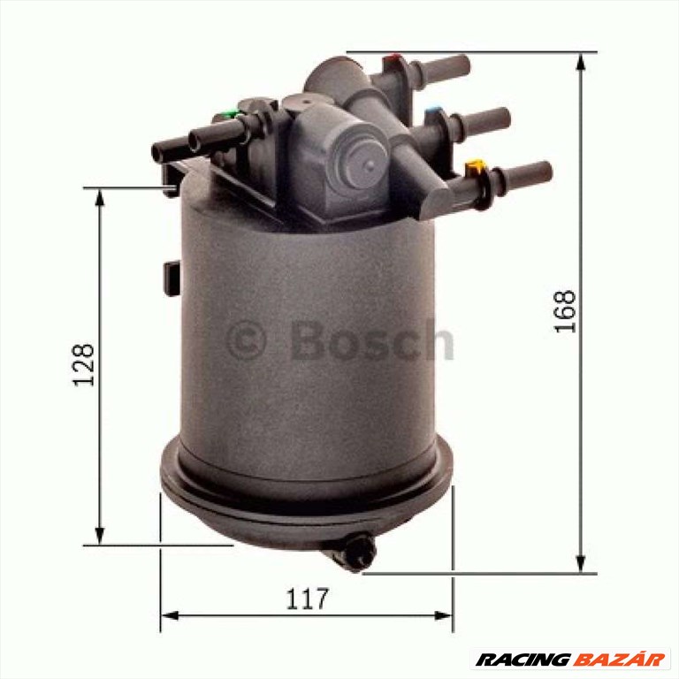 BOSCH 0450906461 Üzemanyagszűrő - RENAULT 1. kép