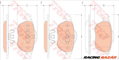 TRW GDB1823 Fékbetét - RENAULT