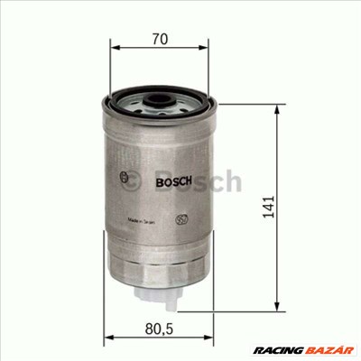 BOSCH 1457434511 Üzemanyagszűrő - KIA, HYUNDAI