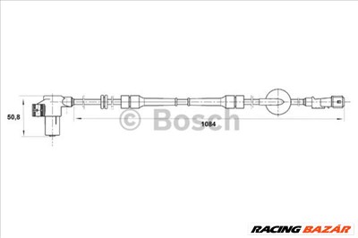 BOSCH 0 265 006 205 ABS érzékelő - PEUGEOT