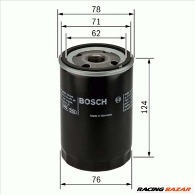 BOSCH 0451103340 Olajszűrő - ROVER, MG