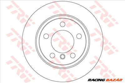TRW DF6353 Féktárcsa - MINI