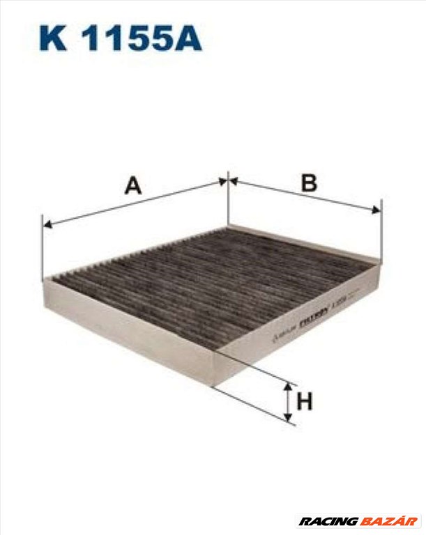 FILTRON k1155a Pollenszűrő - VOLKSWAGEN, AUDI, PORSCHE 1. kép
