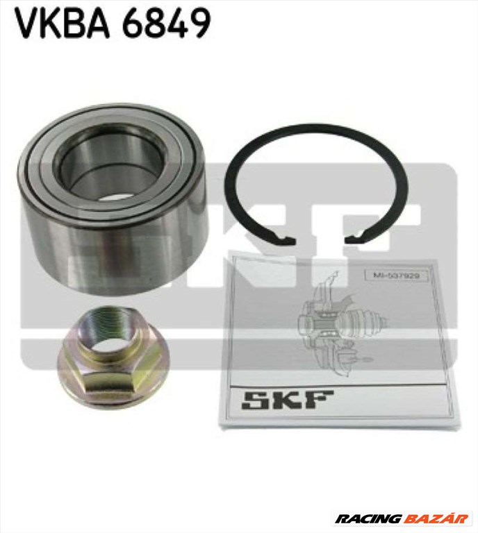 SKF VKBA 6849 Kerékcsapágy készlet - MAZDA 1. kép