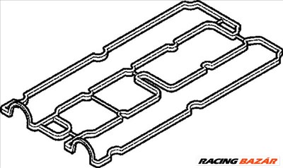 ELRING 010.370 Szelepfedél tömítés - OPEL, VAUXHALL, CHEVROLET, SAAB