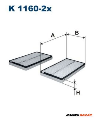 FILTRON k11602x Pollenszűrő - BMW