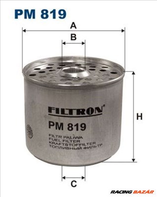 FILTRON pm819 Üzemanyagszűrő - FORD, AUDI, VOLKSWAGEN, RENAULT, PEUGEOT, FIAT, SEAT