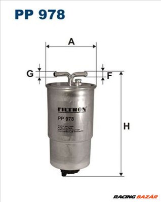 FILTRON pp978 Üzemanyagszűrő - HONDA