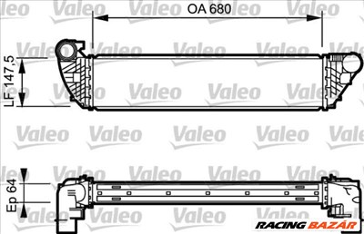 VALEO 817828 Intercooler - RENAULT
