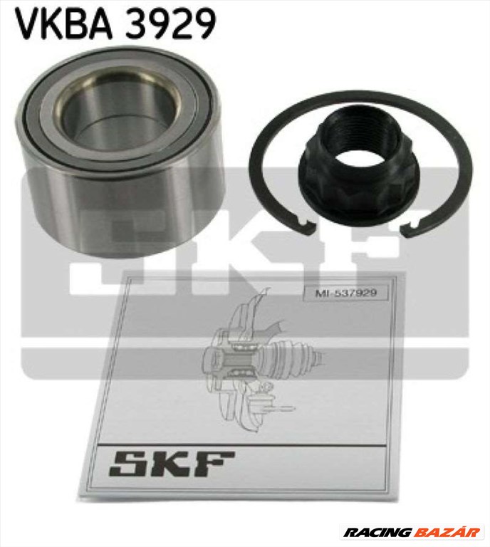 SKF VKBA 3929 Kerékcsapágy készlet - TOYOTA 1. kép