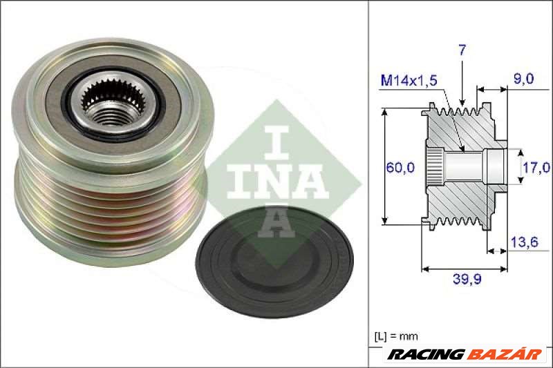 INA 535 0215 10 Generátor szabadonfutó - KIA, HYUNDAI, MINI 1. kép